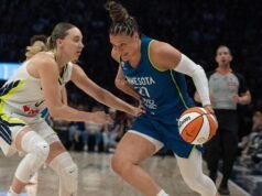 WNBA superstar makes three points with a perfect 10