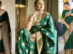 बजट में पाएं प्रीमियम लुक: हरियाली तीज पर स्टाइल करें हरे रंग की बनारसी साड़ी