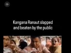 This video doesn’t show Kangana Ranaut being attacked