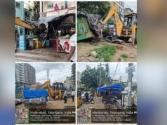 Cyberabad removes 290 encroachments across 14.1-km stretch