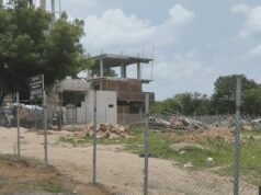 HYDRAA puts up fence around Medchal park to curb encroachment
