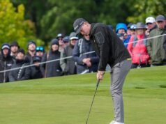 Dean delivers British Masters title with wife as caddie