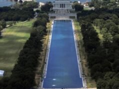 Trump hits out over Reflecting Pool debacle