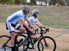 Opposition Leader Angus Taylor falls off bike during charity Pollie Pedal ride
