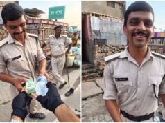 Bihar biker spots cops battling the heat, surprises them with cold water and lassi
