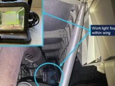 Transport watchdog report reveals maintenance workers left work light inside wing of US-bound Qantas flight