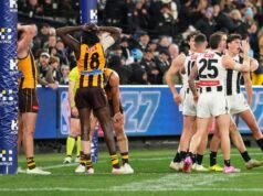 Yet Moore MCG drama as Magpies, Hawks draw again