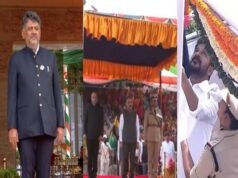 സ്വാതന്ത്ര്യദിനാഘോഷം; കോണ്ഗ്രസ് ഭരിക്കുന്ന കര്ണാടക, തെലങ്കാന, ഹിമാചല് പ്രദേശ് എന്നിവിടങ്ങളില് വന്ദേമാതരം പൂര്ണമായി ആലപിച്ചു