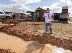 Happy campers hit the road after muddy muddy festival