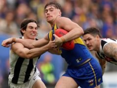 West Coast Eagles coach Andrew McQualter hails Harley Reid’s ‘huge step forward’ against Collingwood
