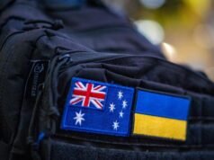 Australians stand with Ukraine to mark independence