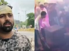 Video: Liquor bottles, chairs fly as two groups clash at UP nightclub, 3 injured