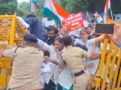 Khargone nursing students storm MP office over pending exams, delayed degrees