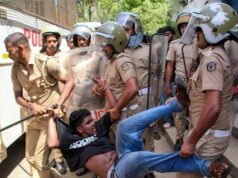 Kerala LLB students protest after some scores rise from 26 to 35 after re-evaluation