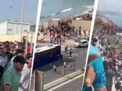 60,000 migrants storm Spain’s Ceuta after ‘Go that way’ directions from Morocco