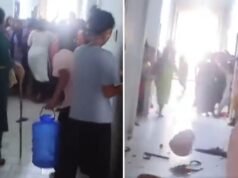 Sticks, slippers, buckets fly as Northeast students, locals clash at Andhra college
