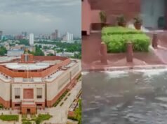 കനത്ത മഴയില് പുതിയ പാര്ലമെന്റ് മന്ദിരത്തില് വെള്ളക്കെട്ട്; പണിയാന് ചെലവഴിച്ചത് 1,200 കോടി, വീഡിയോ പുറത്തുവിട്ട് കോണ്ഗ്രസ്