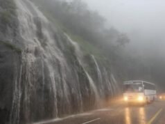 ലക്കിടി, വൈത്തിരി മേഖലകളില് അതിതീവ്ര മഴ: താമരശ്ശേരി ചുരത്തിൽ കർശന ഗതാഗത നിയന്ത്രണം