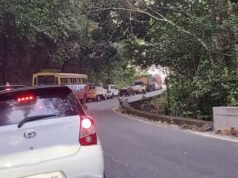 താമരശേരി ചുരത്തില് ഗതാഗതക്കുരുക്ക് തുടരുന്നു