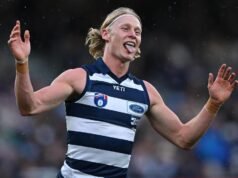 AFL footy boss defends controversial Cats non-goal