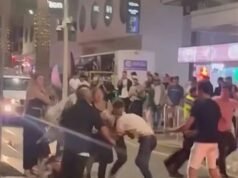 Police deploy taser in wild brawl on the Gold Coast, as one man fined, two banned from Safe Night Precinct