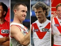 Police reveal seven people inside Sydney Swans hotel room as Chad Warner spotted, ‘Riley Bice not interviewed’