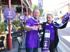 ‘Purple Reign’: Freo businesses capitalise on Dockers fever