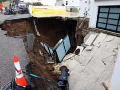Nicolas Cage’s Malibu beach house damaged as sinkhole opens up