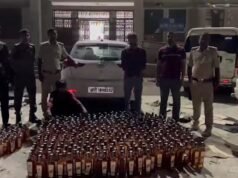 574 litres of liquor seized from boat in dry Bihar; smuggler arrested