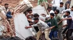 दिल्ली में एक इमारत ढही, चश्मदीद ने कहा- मलबे के अंदर से आ रही हैं बचाने की आवाज़ें
