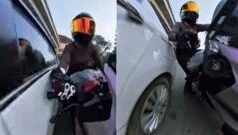 गुरुग्राम में महिला बाइकर को कार से टक्कर मारने के मामले में अब तक क्या हुआ?