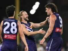 Young plays down ‘fluke’ game-turning goal for Dockers