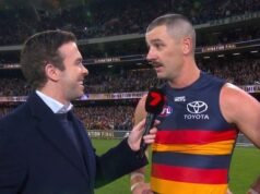 ‘Emotional’ Taylor Walker backs in coach Matthew Nicks with pointed comment after win over Western Bulldogs