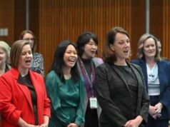 Politics hits a high note as MPs join pub choir