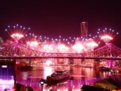 Fireworks spectacular lights Australia’s Olympic city