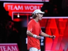 Blood, guts and glory: Demon downs Zverev in Laver Cup