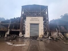Power supply ‘secure’ after fire guts hydro station