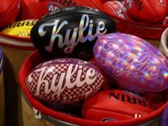 Kylie Minogue x Sherrin collection sells out in lead up to popstar’s AFL Grand Final halftime show