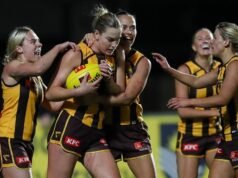 Hawks end Kangaroos’ AFLW streak with massive upset