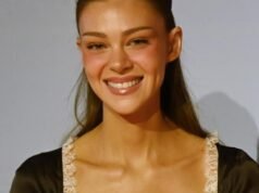 Nicola Peltz pays gushing tribute to husband Brooklyn while accepting Venice honour