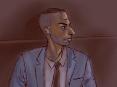 Bloody print matches shoe found with bodies, jury told