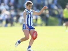 Roos survive Blues scare to keep AFLW record alive