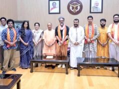 Hanuman Ansh team meets Uttar Pradesh Chief Minister Yogi Adityanath amid box office triumph