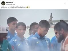 Brazil team’s traditional welcome in Australia FALSELY shared as Indian