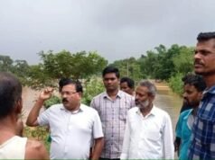 ଭଣ୍ଡାରିପୋଖରୀ ବନ୍ୟା ସ୍ଥିତି ଅନୁଧ୍ୟାନ କଲେ ବିଧାୟକ ସଂଜୀବ