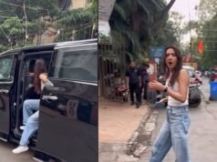 Video captures Medha Shankr stepping out of Samay Raina’s car