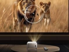 सिनेम ा हॉल जैस ा मज़ ा अब घर पर! 55 इंच TV क ी आध ी कीमत मे ं मिल रह ा डबल स्क्रीन साइज वाल ा प्रोजेक्टर