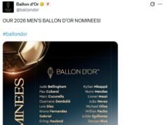 Lionel Messi, Lamine Yamal among 30 nominated for Ballon D’Or 2026