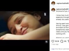 Raghav Chadha cheers for Parineeti Chopra ahead of Shaque, actor responds