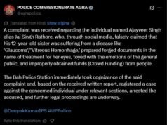 Jay Singh Rathore arrested by Agra Police over fake eye treatment fundraiser scam